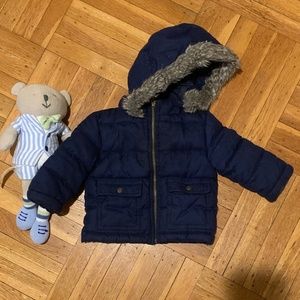 Janie and Jack 18-24 mo navy winter coat